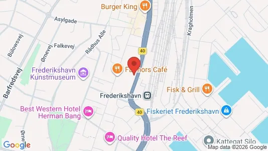 Boligudlejningsejendomme til salg i Frederikshavn - kort over placeringen