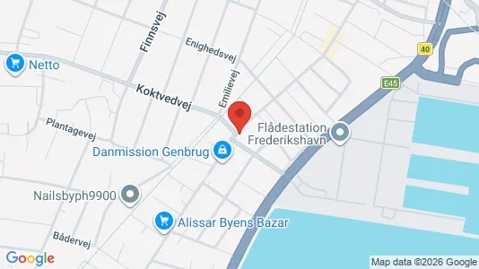 Erhvervslejemål til salg i Frederikshavn - Foto fra Google Street View