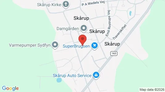 Boligudlejningsejendomme til salg i Skårup Fyn - Foto fra Google Street View
