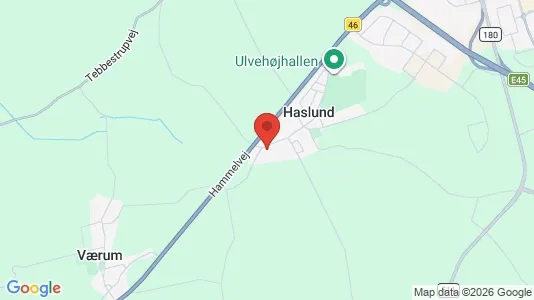 Butikslokaler til salg i Randers SV - kort over placeringen