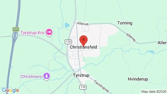 Erhvervslejemål til salg i Christiansfeld - Foto fra Google Street View