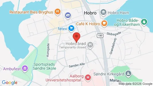 Boligudlejningsejendomme til salg i Hobro - kort over placeringen