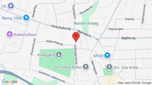 Boligudlejningsejendomme til salg i Hjørring - kort over placeringen