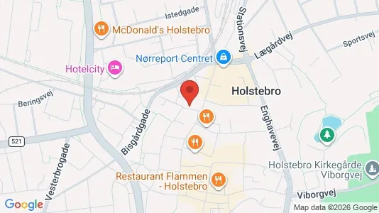 Erhvervslejemål til salg i Holstebro - Foto fra Google Street View