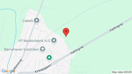 Erhvervsgrunde til salg i Horsens - kort over placeringen