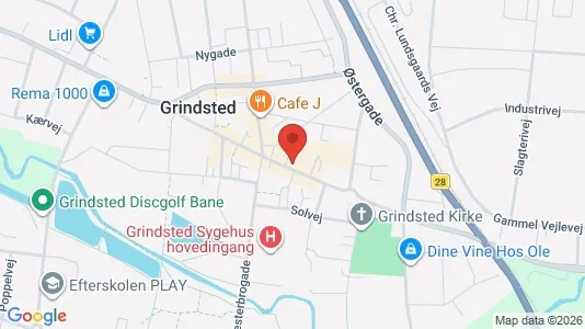 Erhvervslejemål til salg i Grindsted - Foto fra Google Street View