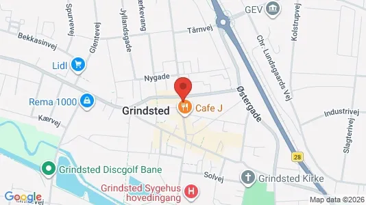 Erhvervslejemål til salg i Grindsted - Foto fra Google Street View