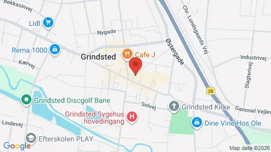 Erhvervslejemål til salg i Grindsted - Foto fra Google Street View