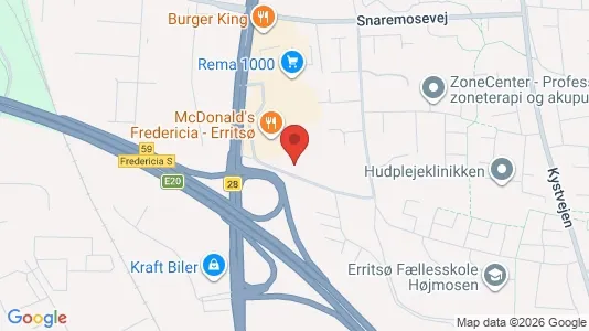 Erhvervsgrunde til salg i Fredericia - Foto fra Google Street View