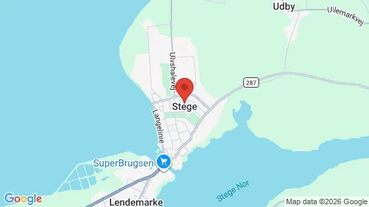 Boligudlejningsejendomme til salg i Stege - Foto fra Google Street View