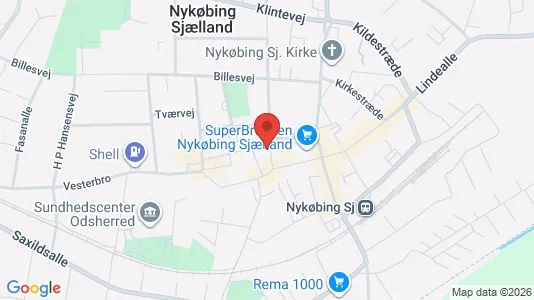 Erhvervslejemål til salg i Nykøbing Sjælland - Foto fra Google Street View