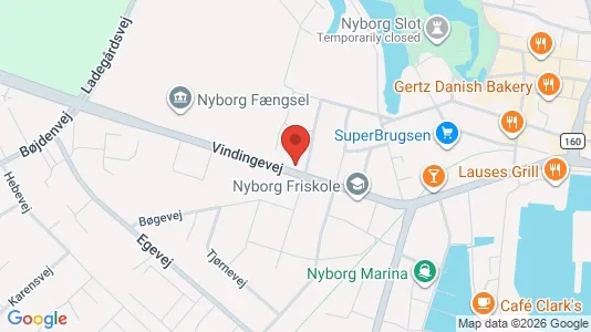 Erhvervslejemål til salg i Nyborg - Foto fra Google Street View