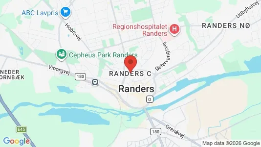 Butikslokaler til salg i Randers C - Foto fra Google Street View