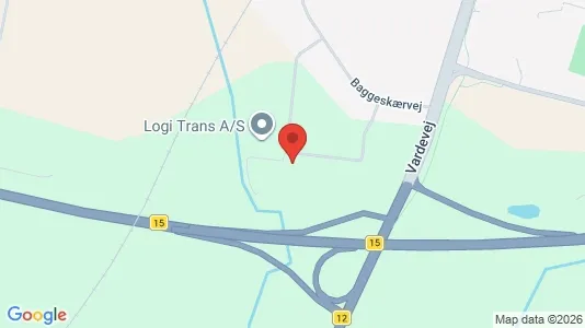 Erhvervsgrunde til salg i Herning - kort over placeringen