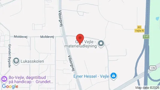 Lagerlokaler til salg i Vejle Centrum - Foto fra Google Street View