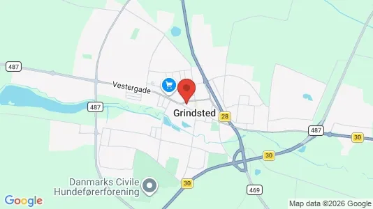 Butikslokaler til salg i Grindsted - Foto fra Google Street View