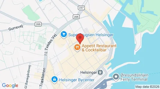Boligudlejningsejendomme til salg i Helsingør - kort over placeringen