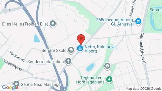 Boligudlejningsejendomme til salg i Viborg - kort over placeringen