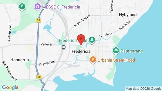 Butikslokaler til salg i Fredericia - Foto fra Google Street View