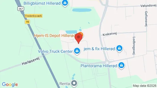 Erhvervslejemål til salg i Hillerød - Foto fra Google Street View