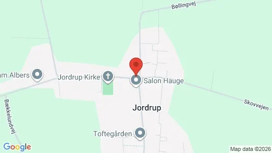 Boligudlejningsejendomme til salg i Jordrup - kort over placeringen