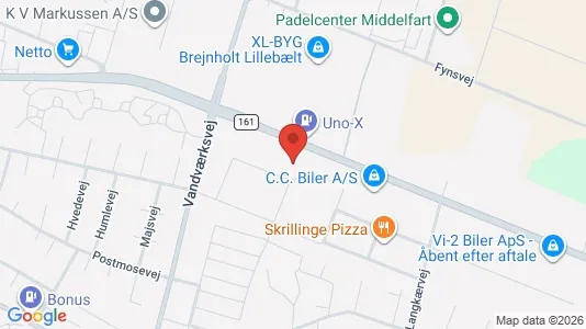 Lagerlokaler til salg i Middelfart - Foto fra Google Street View