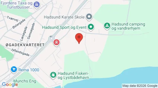 Kontorlokaler til salg i Hadsund - kort over placeringen