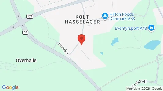 Lagerlokaler til salg i Hasselager - Foto fra Google Street View