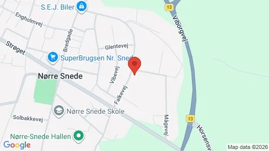 Boligudlejningsejendomme til salg i Nørre Snede - Foto fra Google Street View