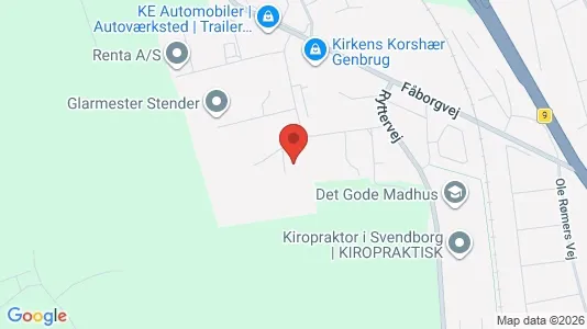 Lagerlokaler til salg i Svendborg - Foto fra Google Street View