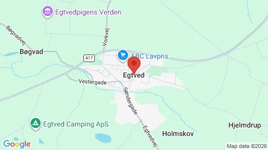 Butikslokaler til salg i Egtved - Foto fra Google Street View