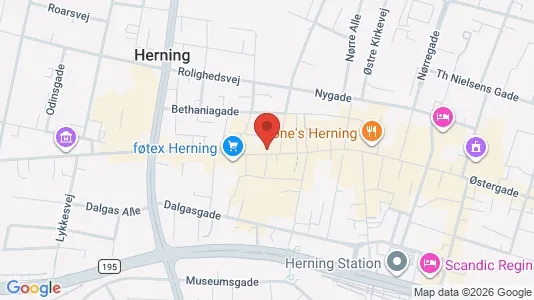 Erhvervslejemål til salg i Herning - Foto fra Google Street View