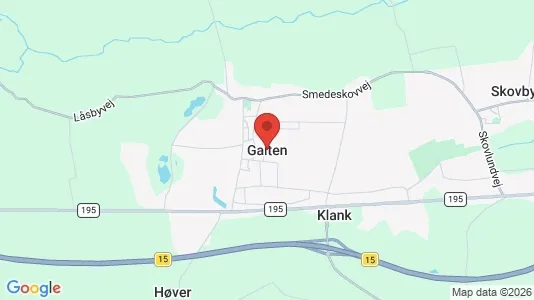Kontorlokaler til salg i Galten - kort over placeringen