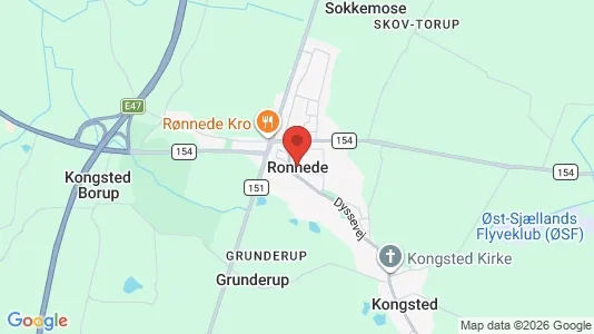 Værkstedslokaler til salg i Rønnede - Foto fra Google Street View