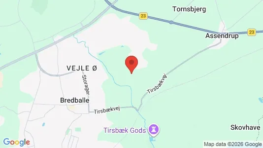 Erhvervslejemål til salg i Vejle Øst - kort over placeringen