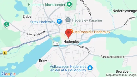 Butikslokaler til salg i Haderslev - Foto fra Google Street View