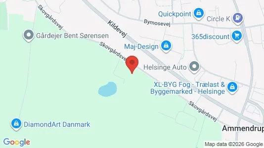 Erhvervsgrunde til salg i Helsinge - Foto fra Google Street View