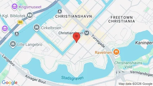 Kontorlokaler til salg i København K - kort over placeringen