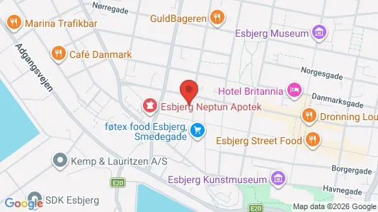 Boligudlejningsejendomme til salg i Esbjerg Centrum - Foto fra Google Street View