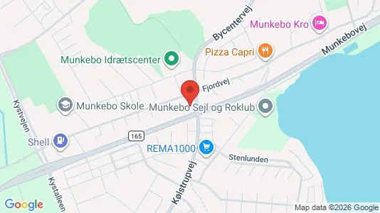 Erhvervslejemål til salg i Munkebo - Foto fra Google Street View