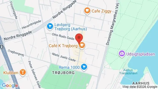 Boligudlejningsejendomme til salg i Århus N - kort over placeringen