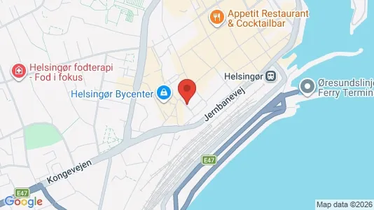 Boligudlejningsejendomme til salg i Helsingør - kort over placeringen
