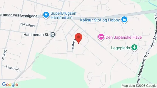 Boligudlejningsejendomme til salg i Herning - kort over placeringen