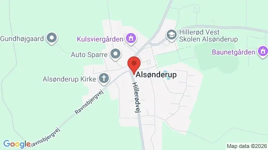 Erhvervslejemål til salg i Hillerød - kort over placeringen