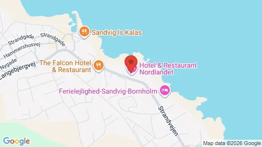 Boligudlejningsejendomme til salg i Allinge - kort over placeringen